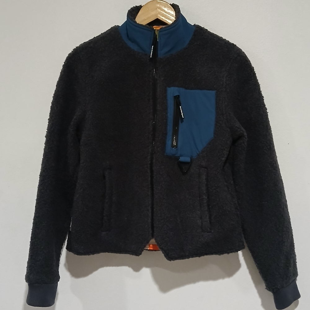 Beardedgoat Sherpa Full Zip Women's Jacket Size: XS